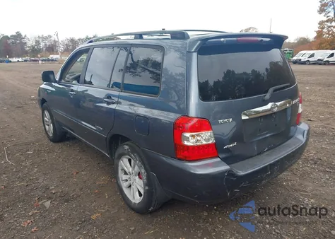 2006 Toyota Highlander Hybrid Limited V6 from USA, damaged, VIN JTEEW21A260032718